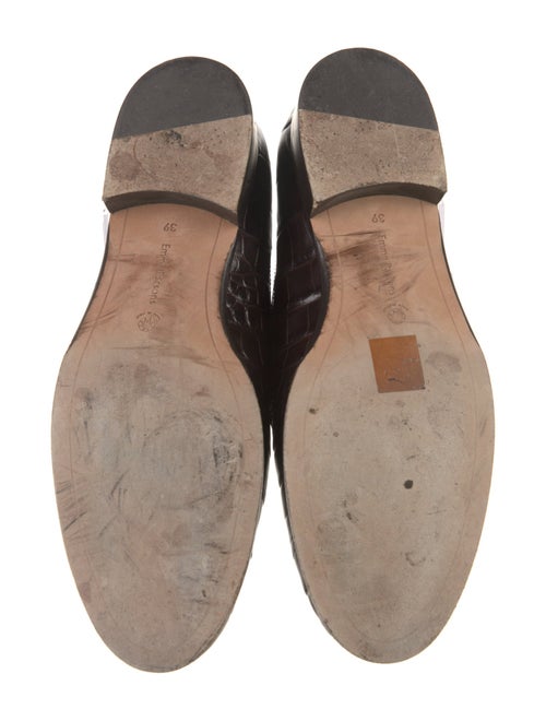 Emme Parsons Embossed Leather Loafers