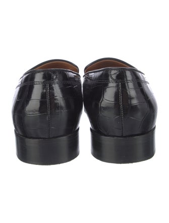 Emme Parsons Embossed Leather Loafers