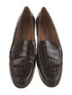Emme Parsons Embossed Leather Loafers