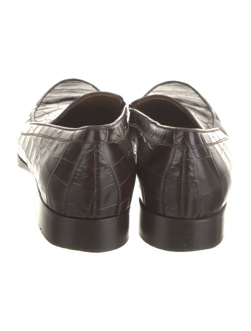 Emme Parsons Embossed Leather Loafers