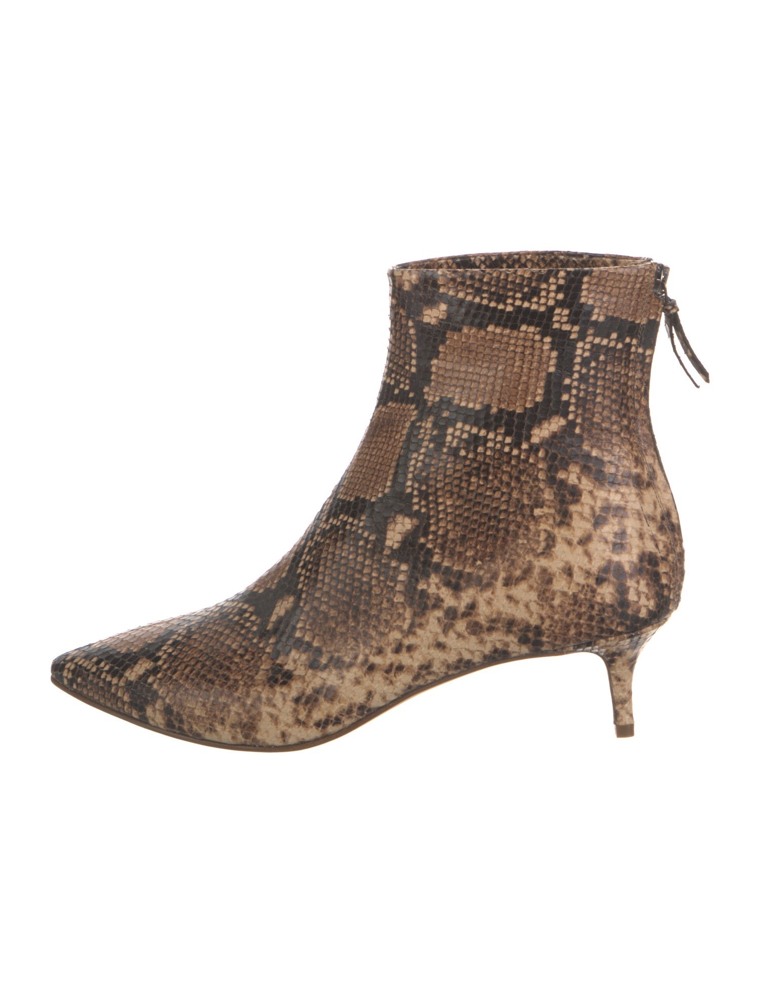 Emme Parsons Leather Animal Print Chelsea Boots