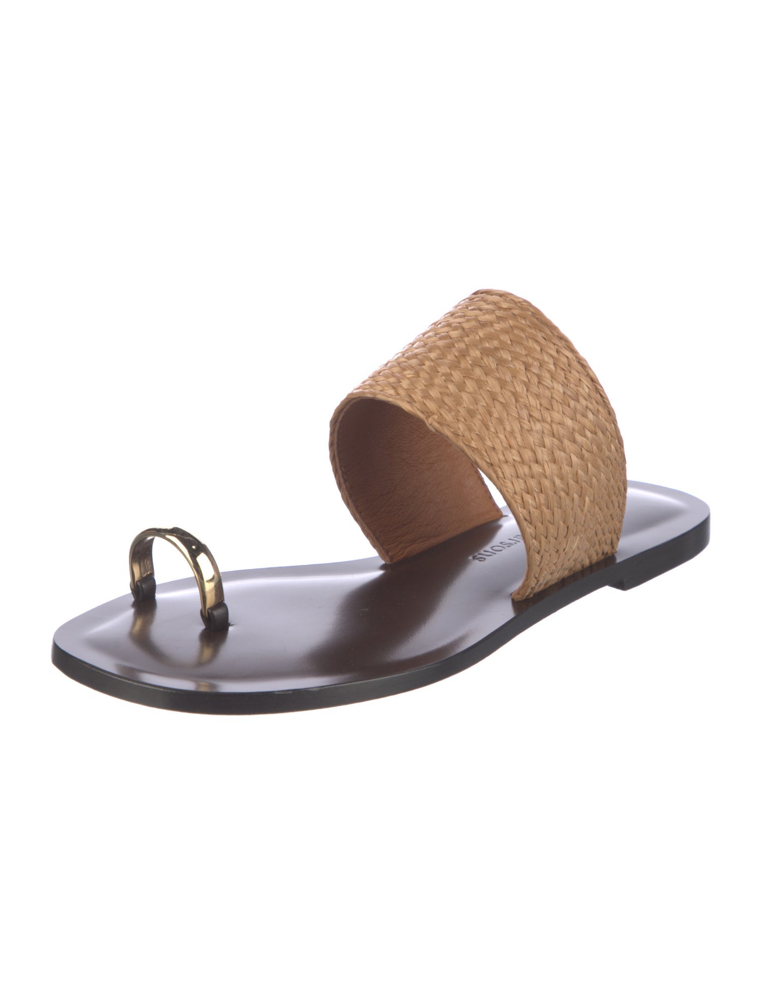 Emme Parsons Leather Slides w/ Tags