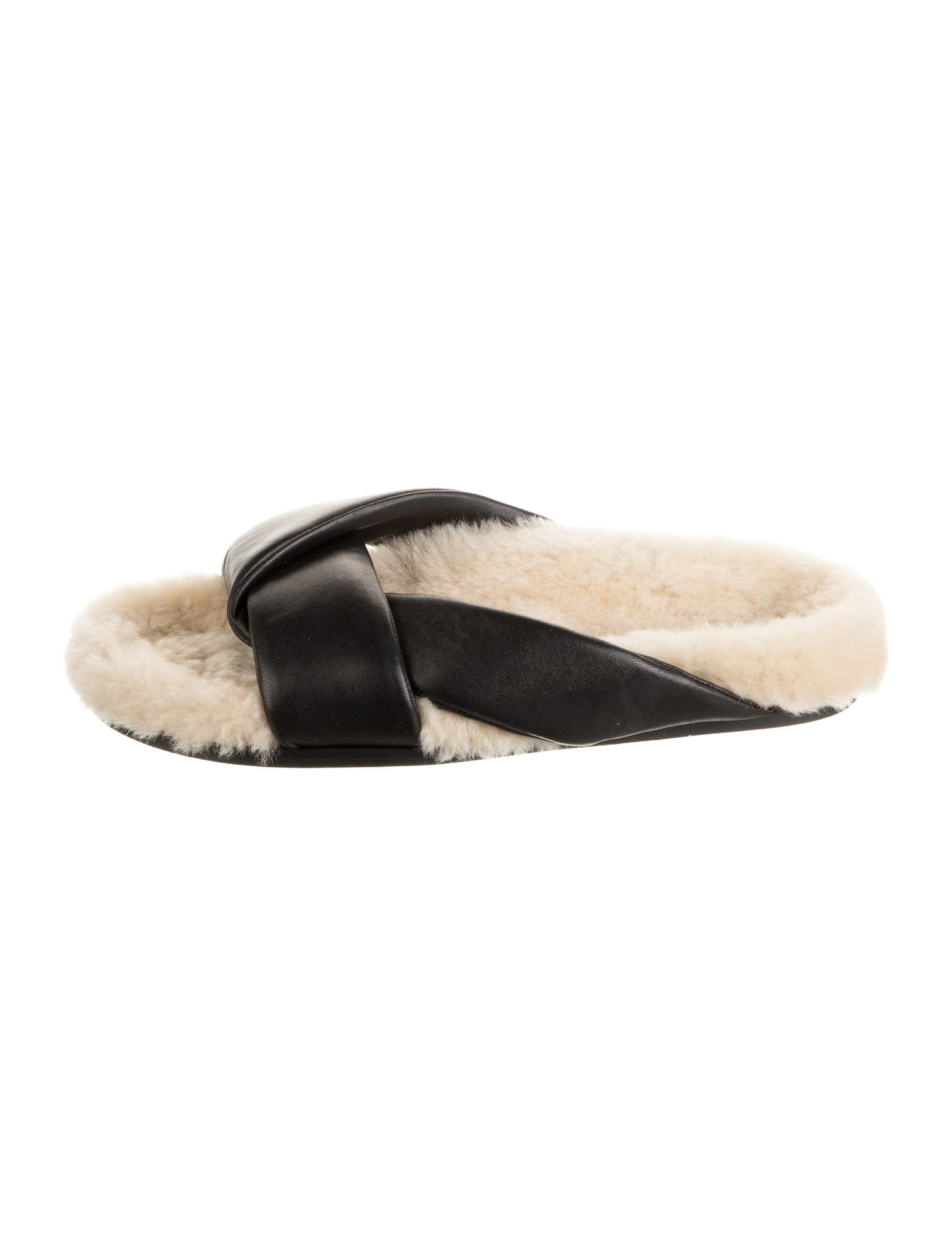Emme Parsons Shearling Fur Trim Slides