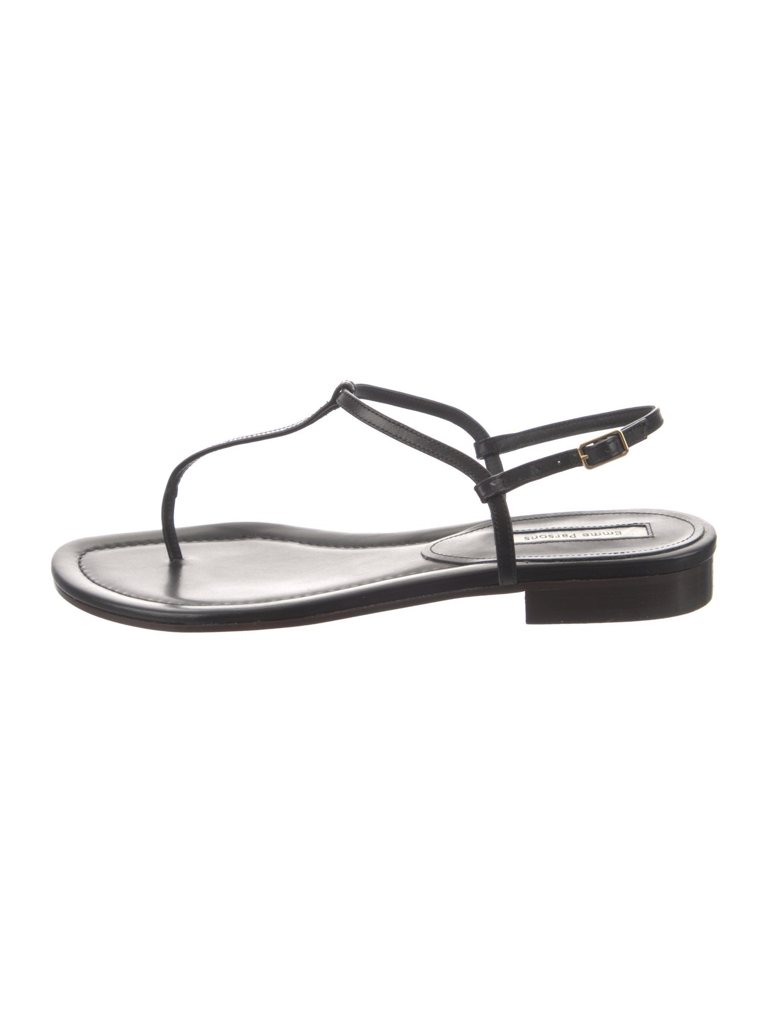 Emme Parsons Leather T-Strap Sandals