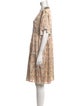 Emilia George Floral Print Knee-Length Dress