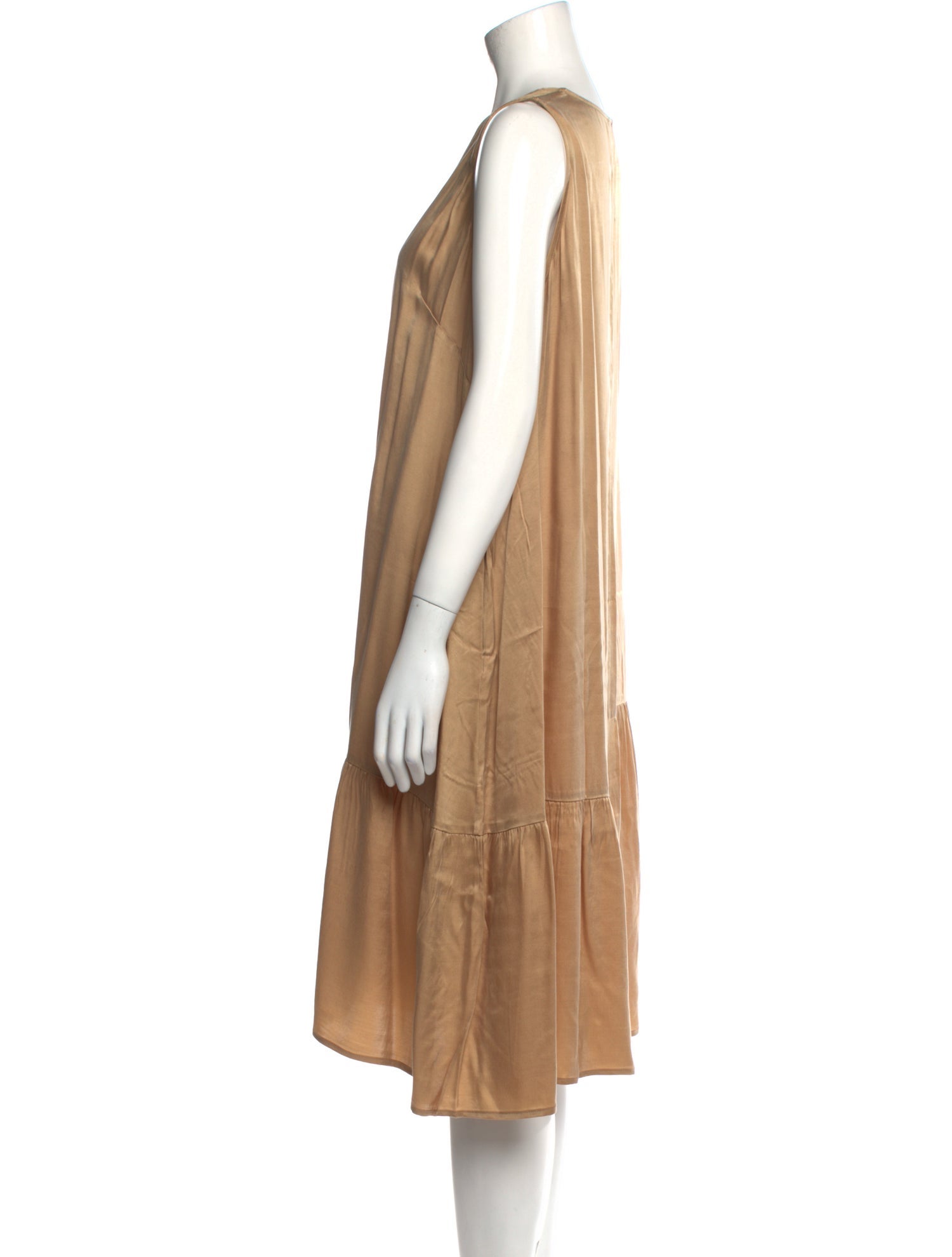 Emilia George Scoop Neck Midi Length Dress w/ Tags