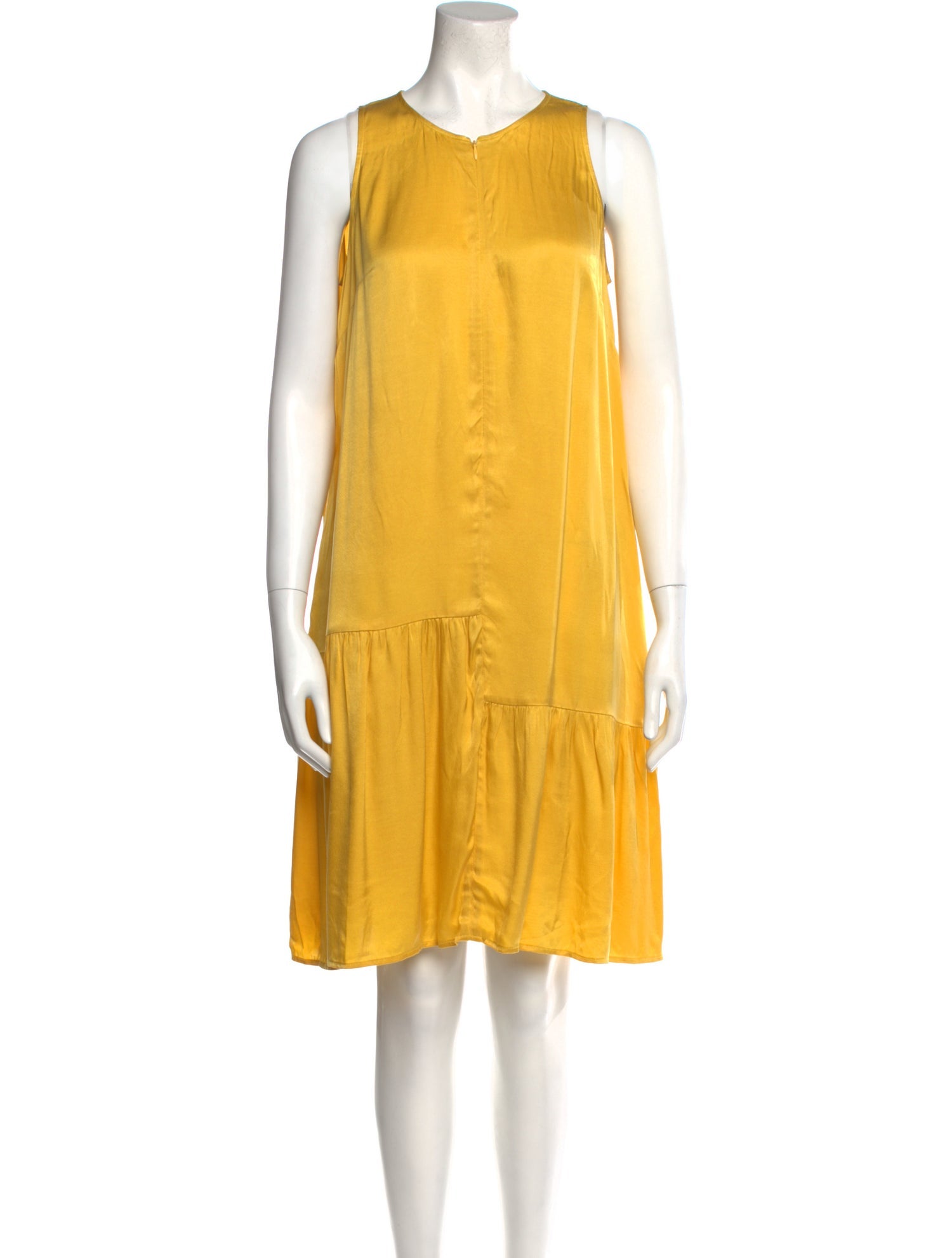 Emilia George Crew Neck Knee-Length Dress