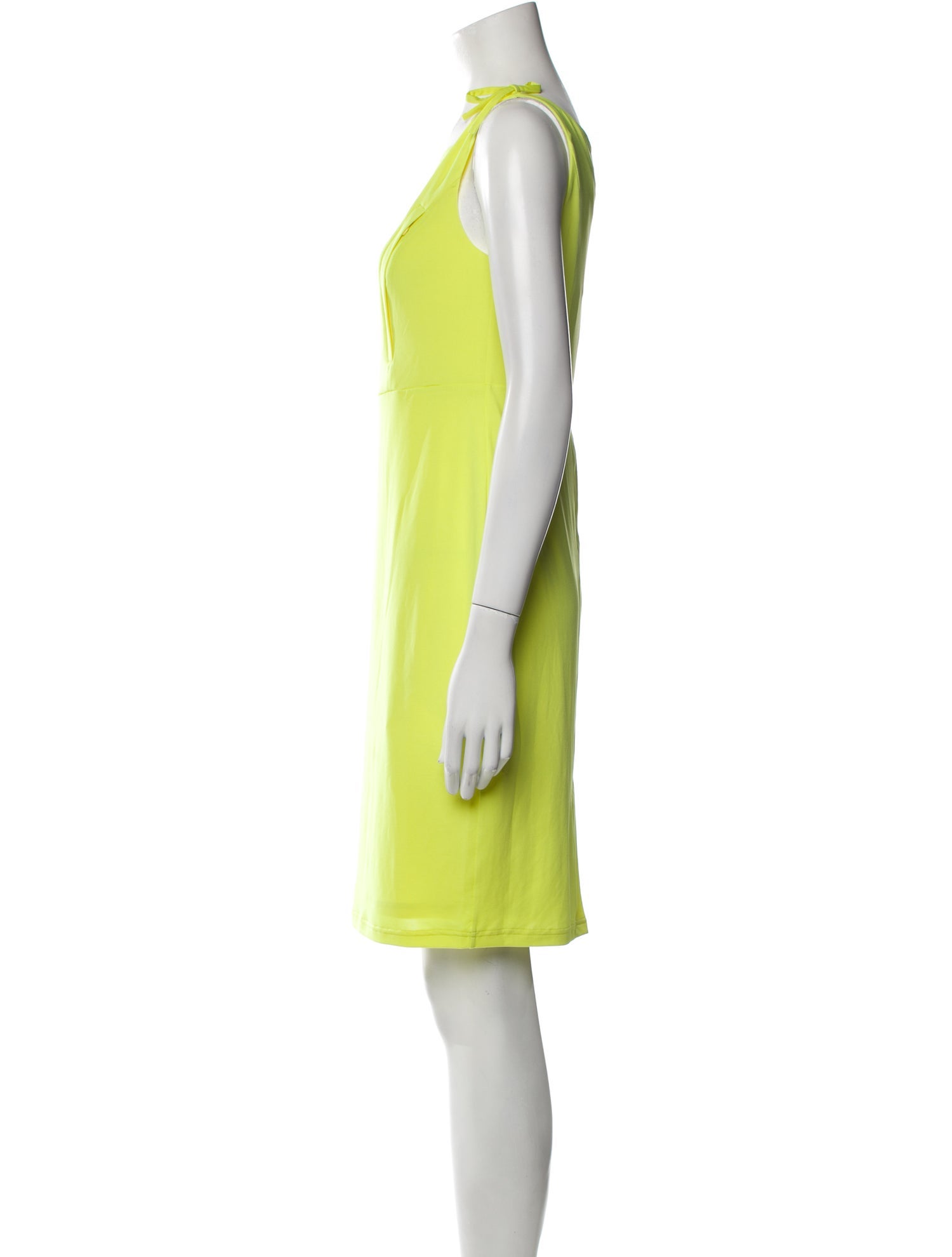 Emilia George Bateau Neckline Mini Dress