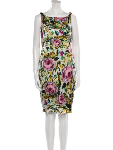 Emilia George Dresses Silk Knee-Length Dress M