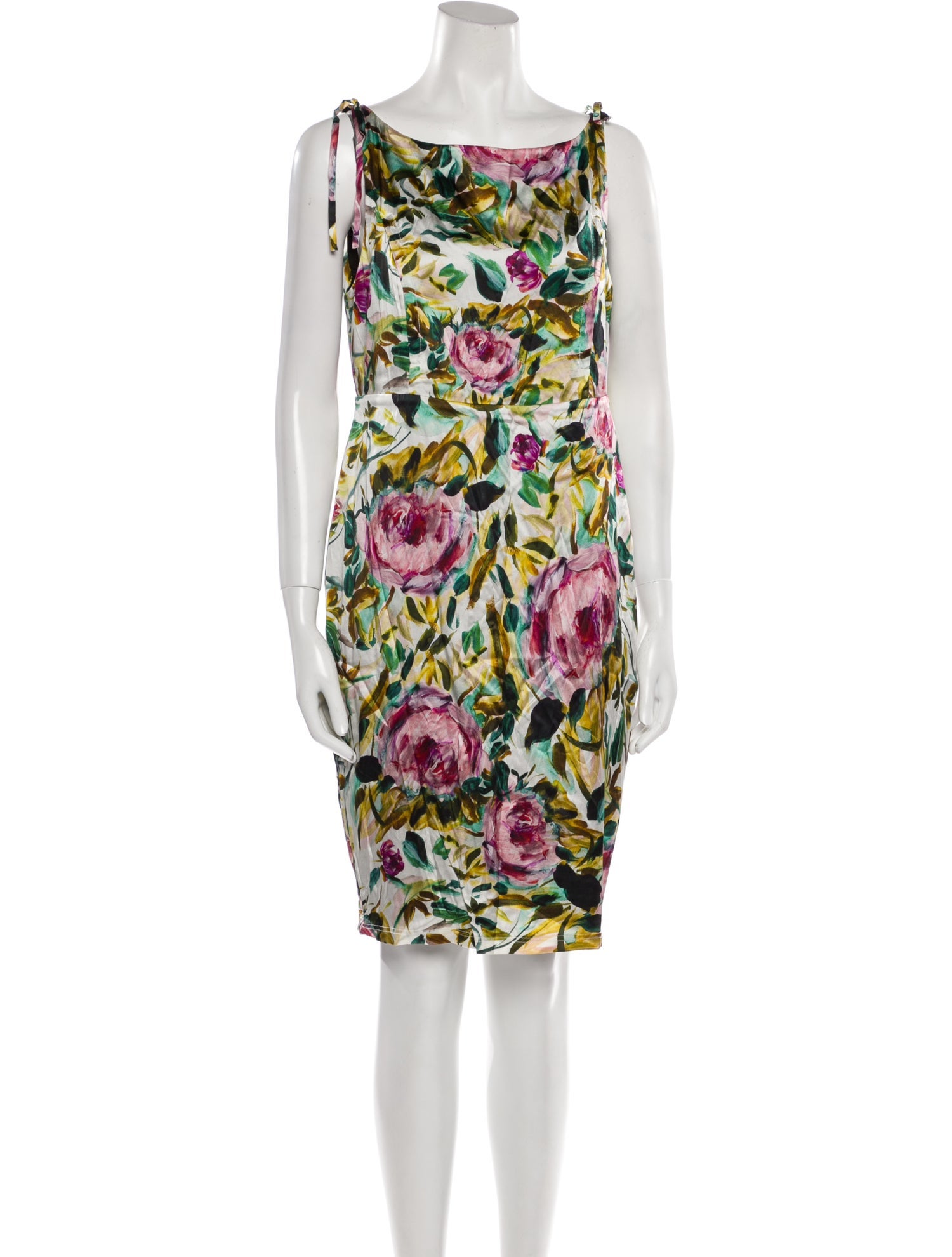 Emilia George Silk Knee-Length Dress w/ Tags