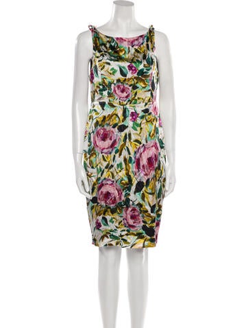 Emilia George Dresses Silk Knee-Length Dress M