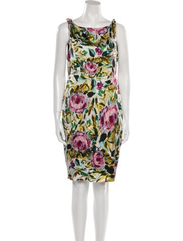 Emilia George Dresses Silk Knee-Length Dress M