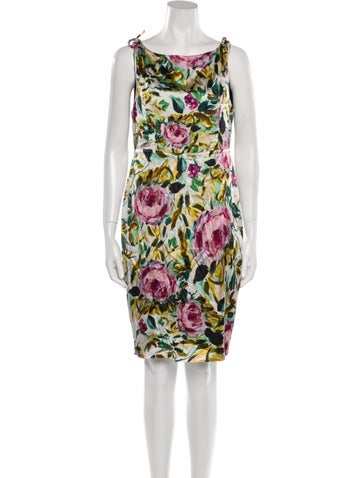 Emilia George Dresses Silk Knee-Length Dress M