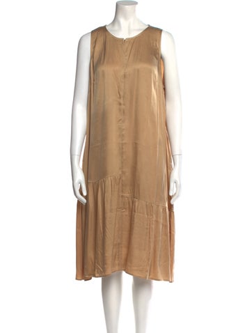 Emilia George Dresses Scoop Neck Knee-Length Dress M