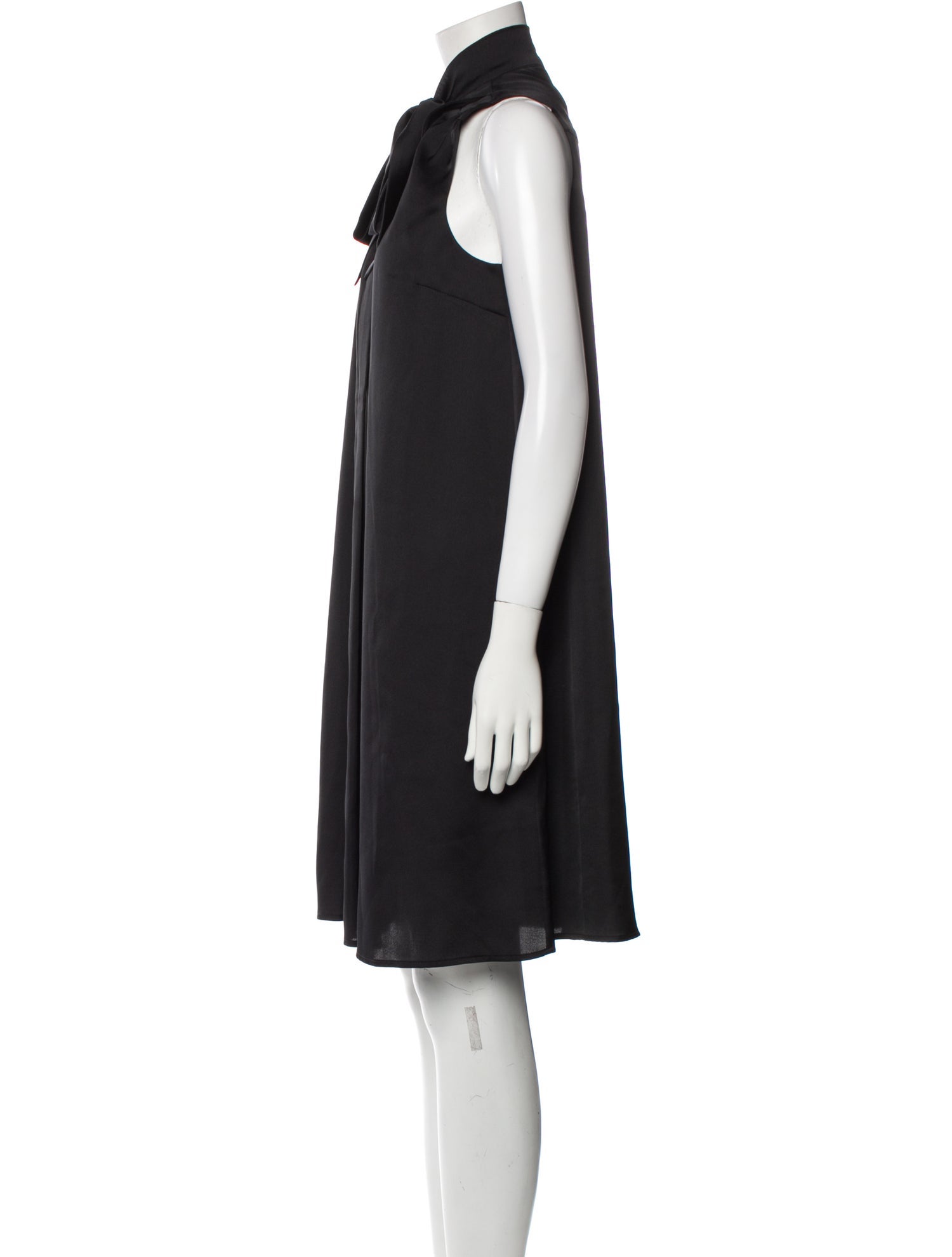 Emilia George Mock Neck Knee-Length Dress