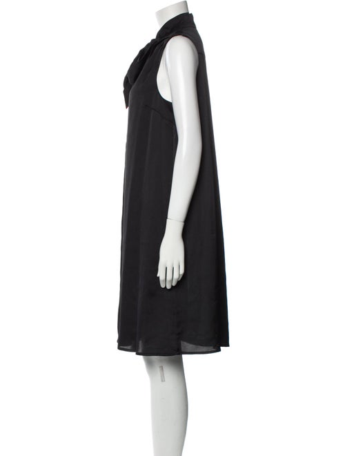 Emilia George Mock Neck Knee-Length Dress