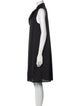 Emilia George Mock Neck Knee-Length Dress