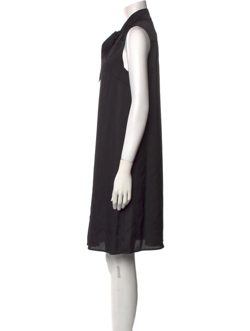 Emilia George Mock Neck Knee-Length Dress