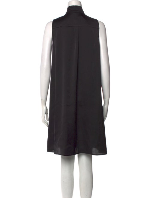 Emilia George Mock Neck Knee-Length Dress