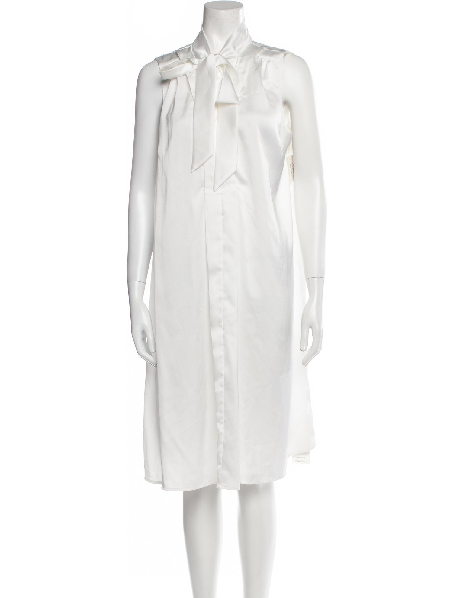 Emilia George Mock Neck Knee-Length Dress