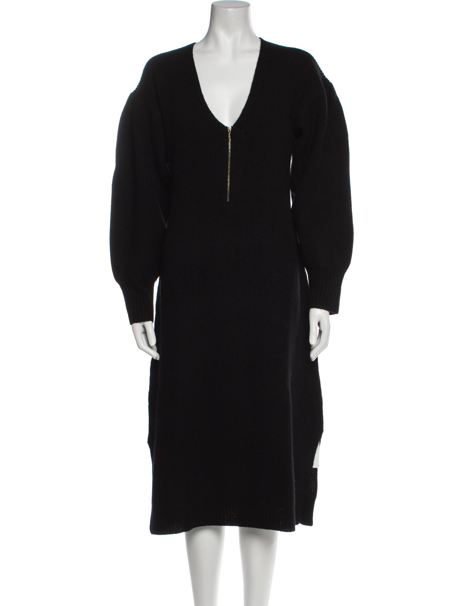 Emilia George V-Neck Midi Length Dress w/ Tags