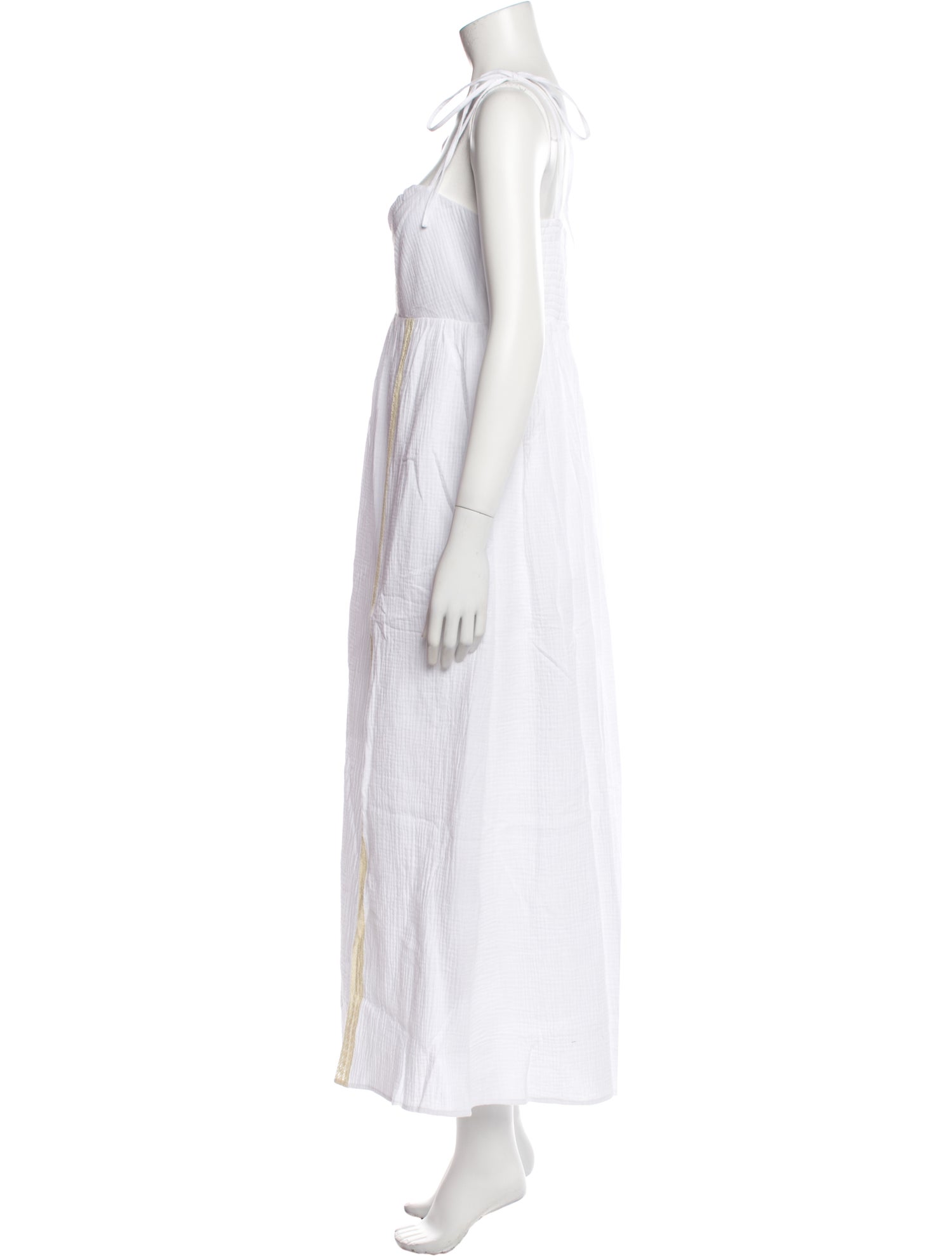 Emilia George Square Neckline Long Dress w/ Tags