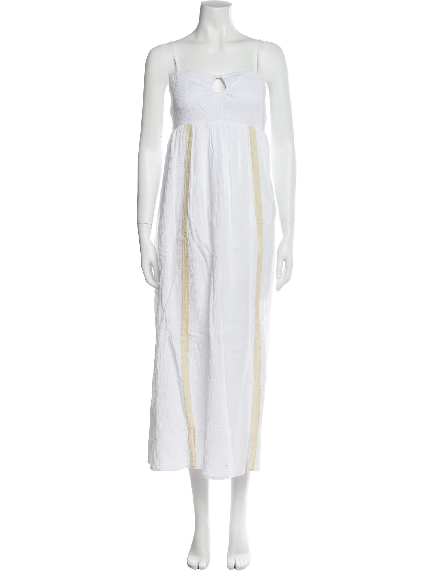 Emilia George Square Neckline Long Dress w/ Tags