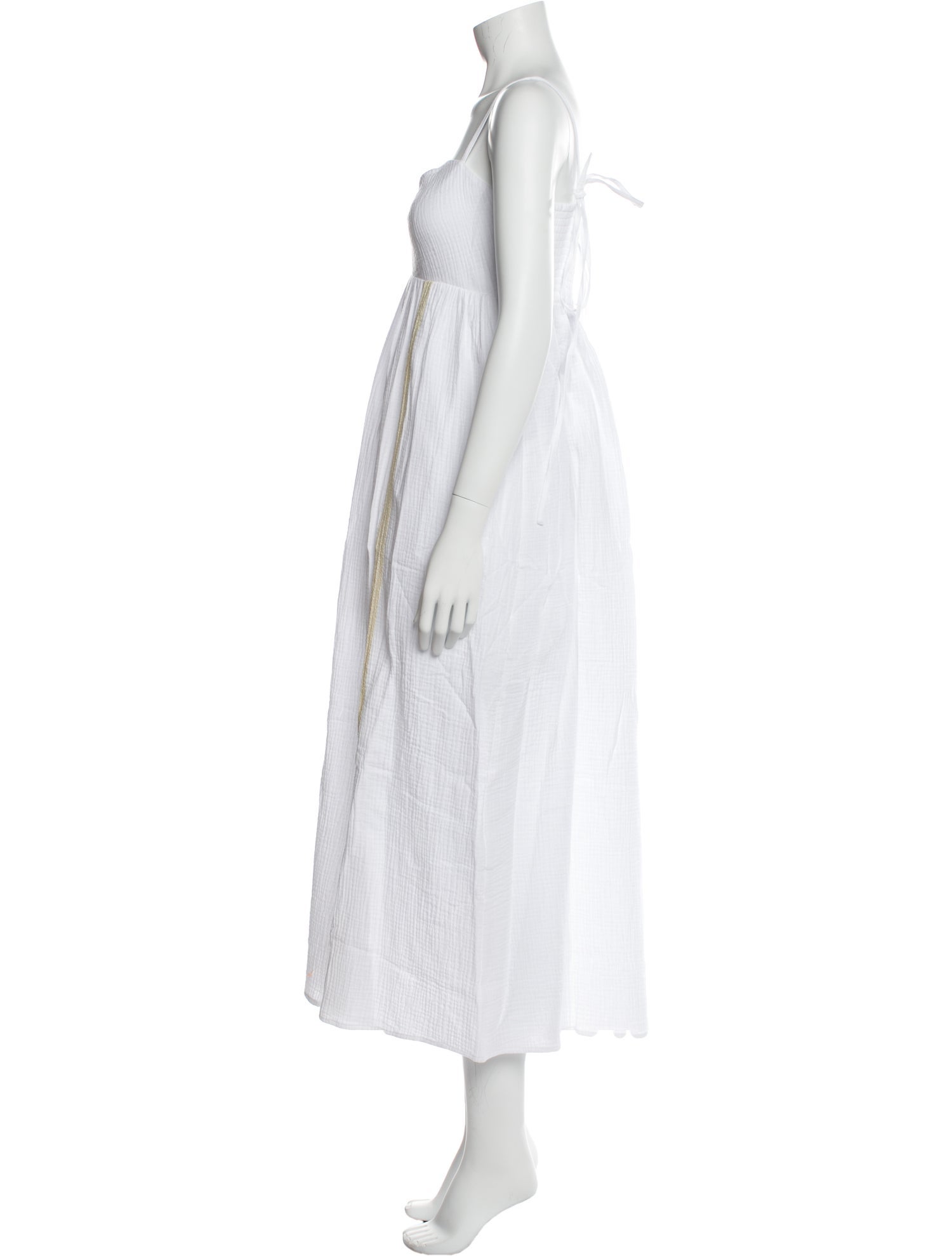 Emilia George Square Neckline Long Dress w/ Tags