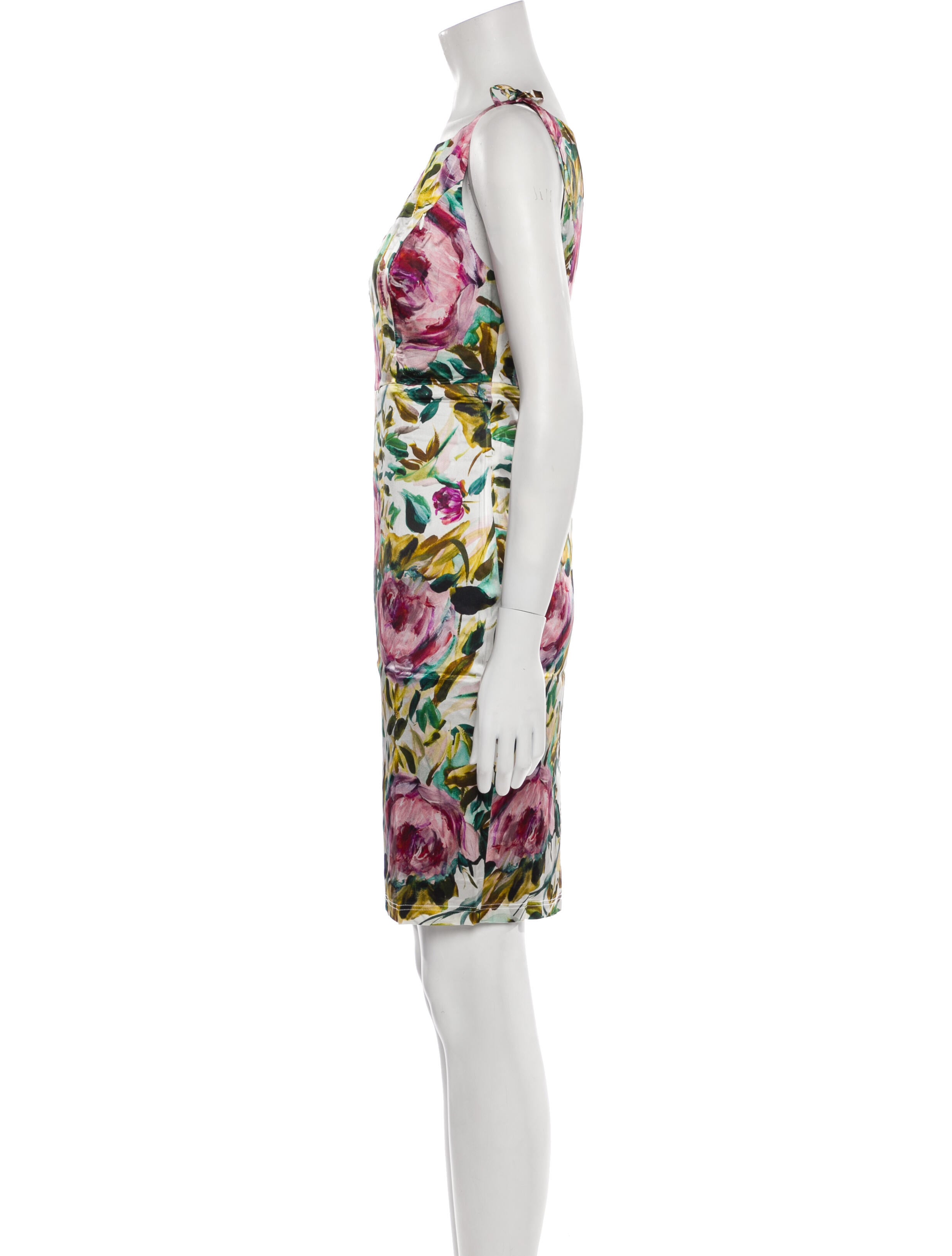 Emilia George Silk Knee-Length Dress