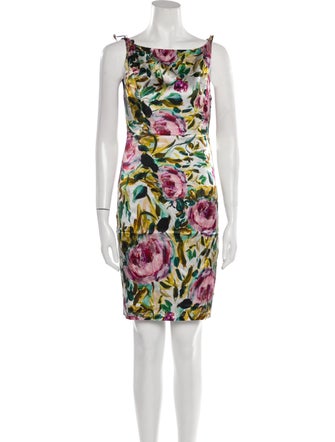 Emilia George Silk Knee-Length Dress