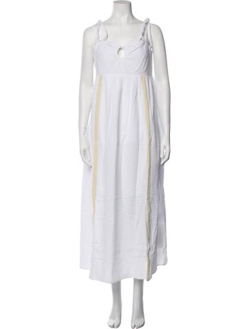 Emilia George Dresses Square Neckline Long Dress XL