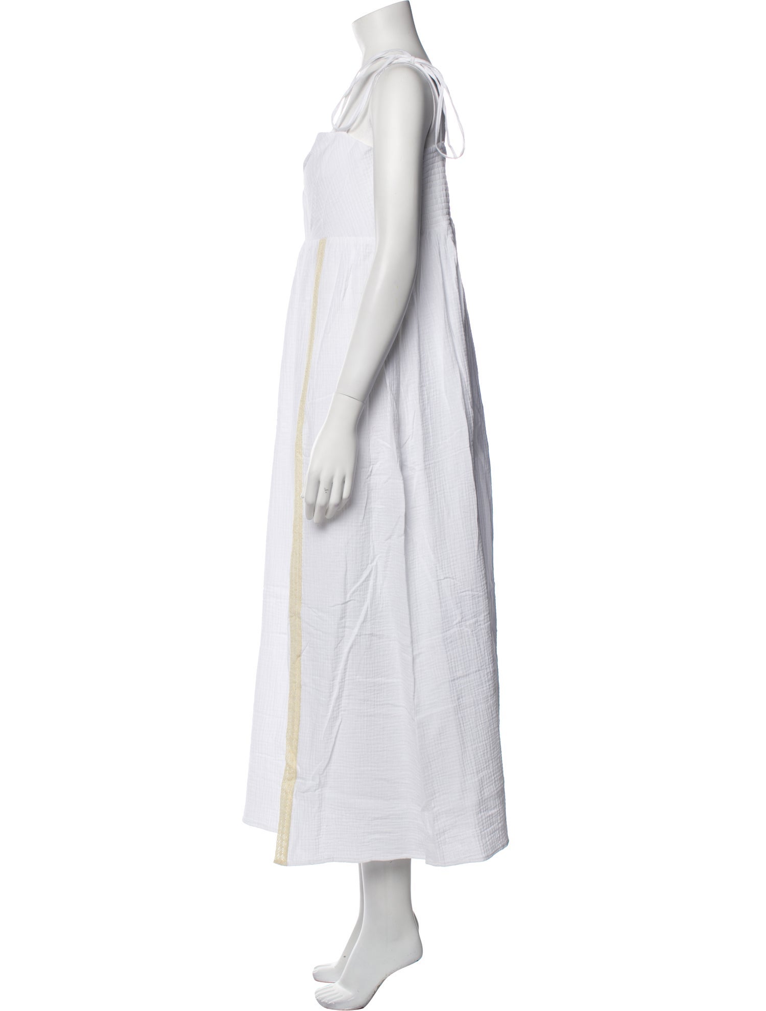 Emilia George Square Neckline Long Dress w/ Tags