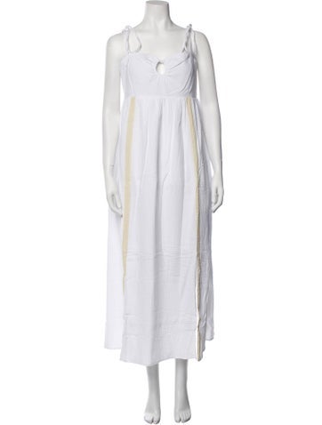 Emilia George Dresses Square Neckline Long Dress XL