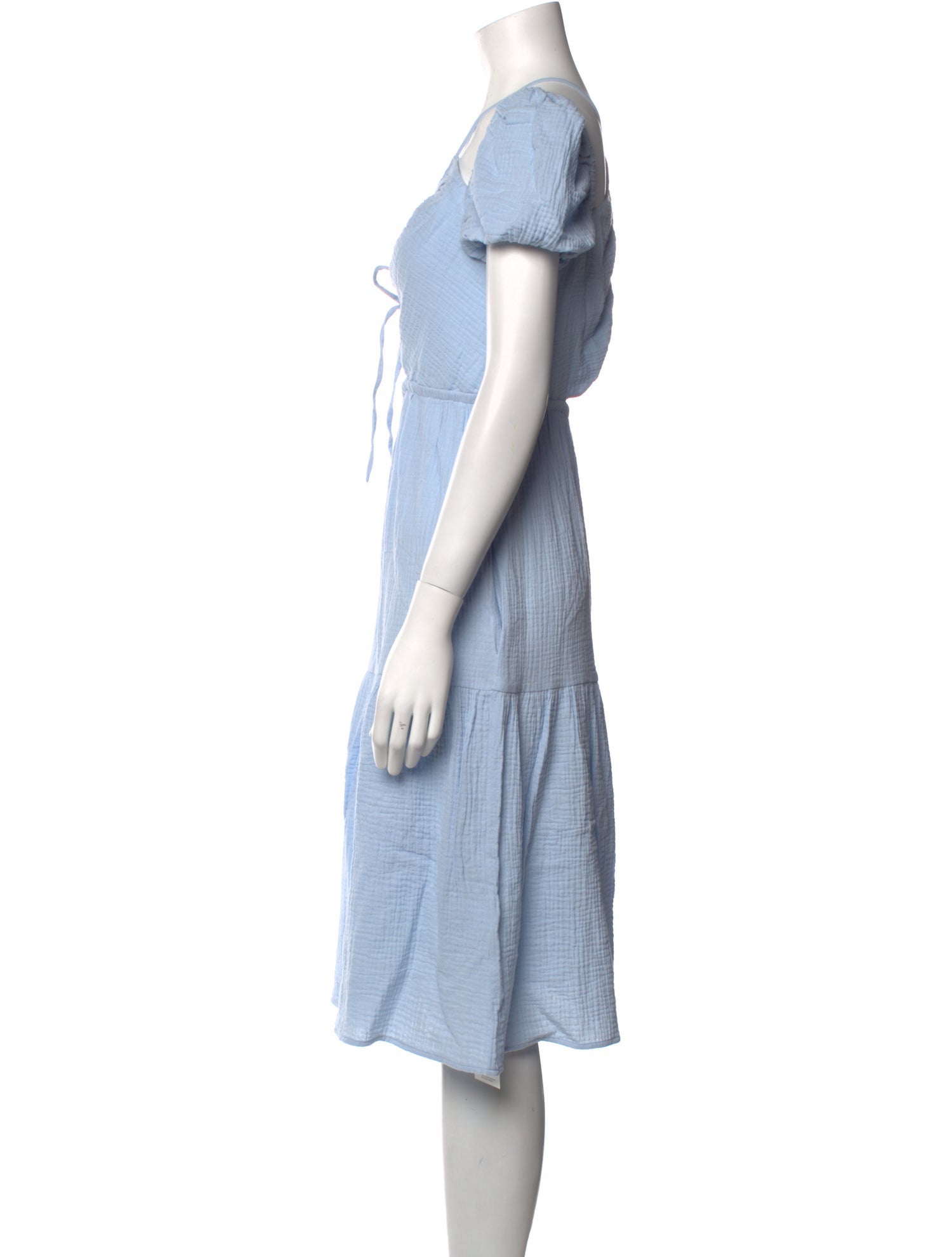 royal blue lace dresses Kearny Ruffle Maxi Dress — Blue Floral Maxi main image 1