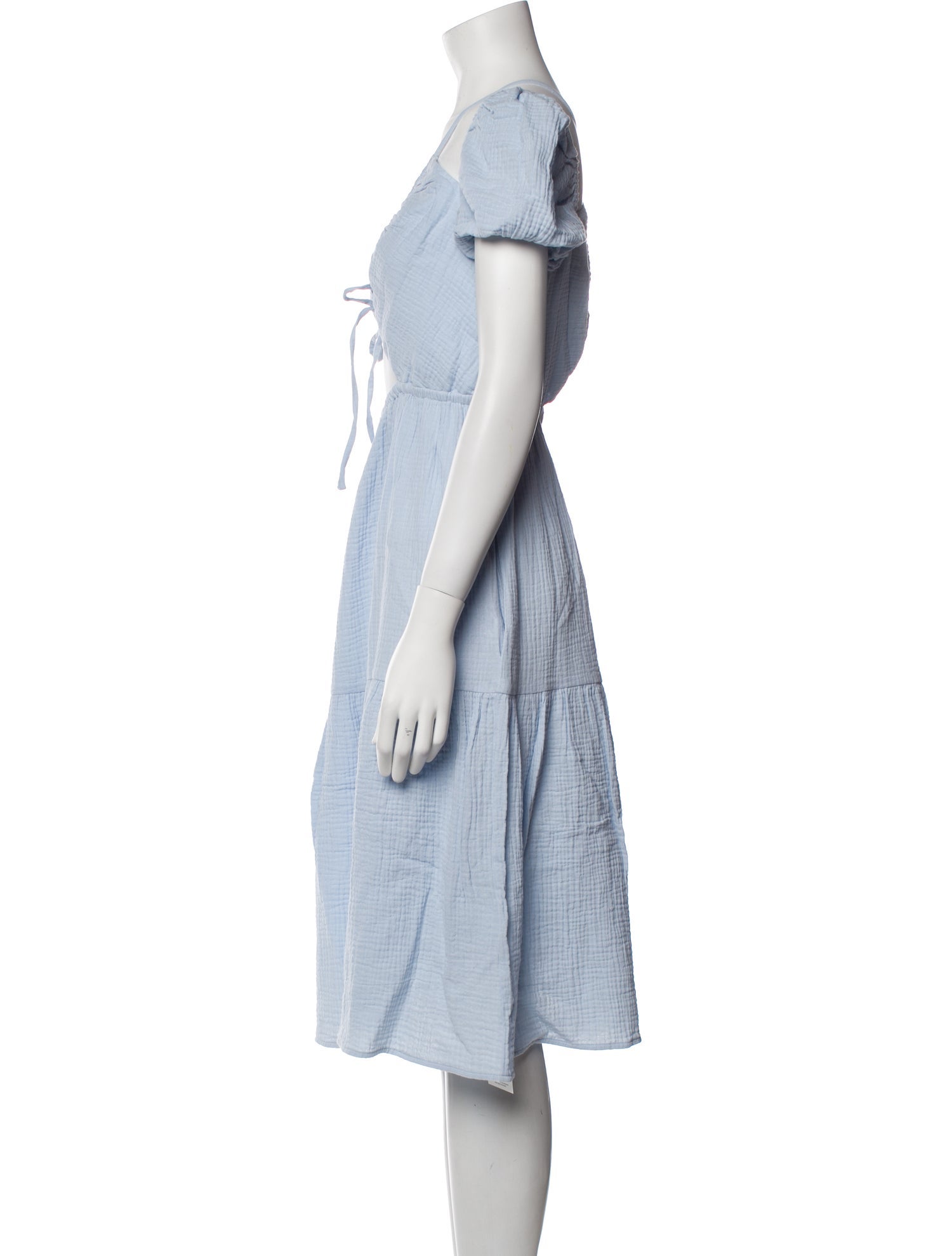 Emilia George V-Neck Midi Length Dress w/ Tags