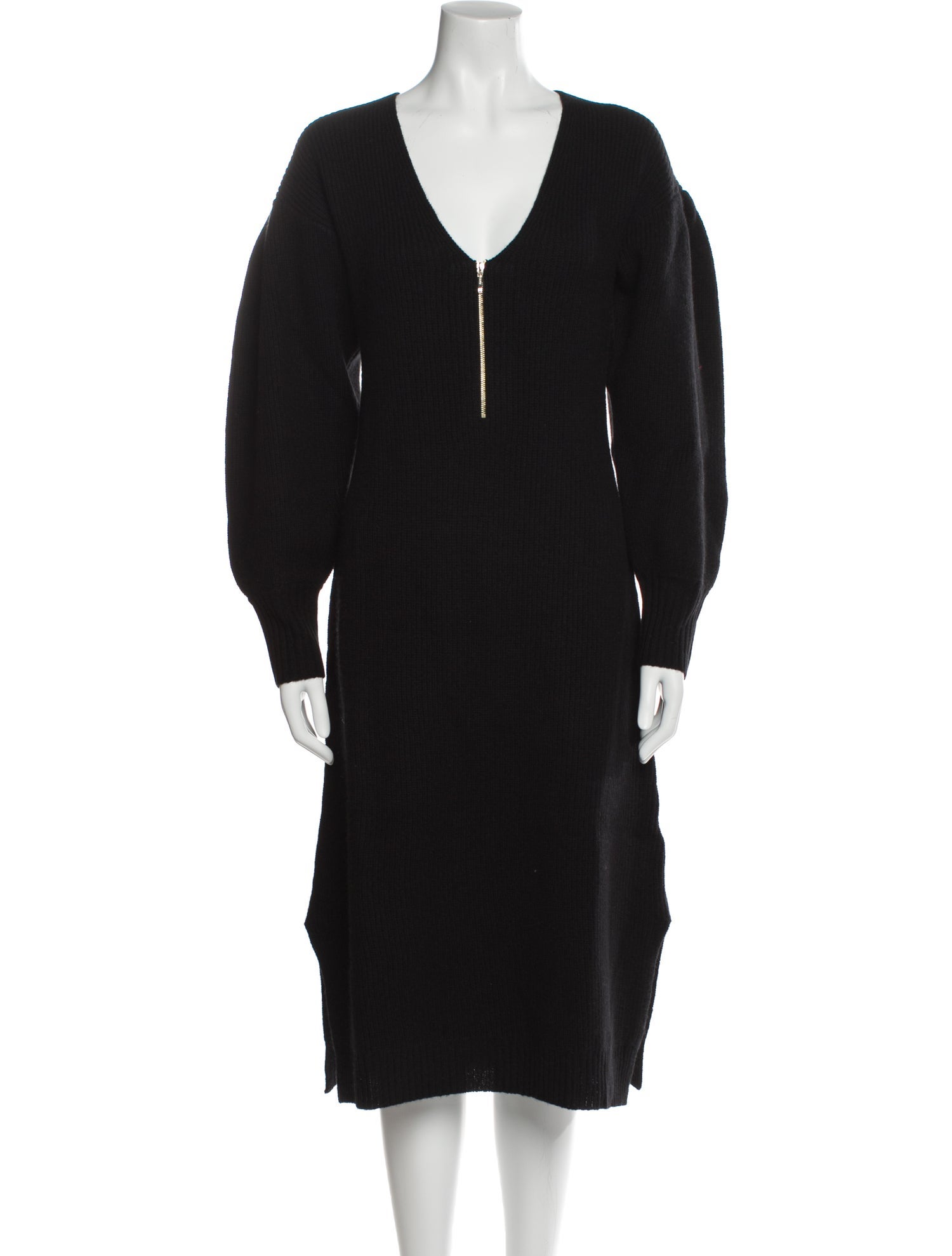 Emilia George V-Neck Knee-Length Dress