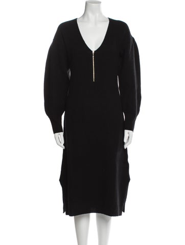 Emilia George Dresses V-Neck Knee-Length Dress L