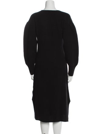 Emilia George V-Neck Knee-Length Dress