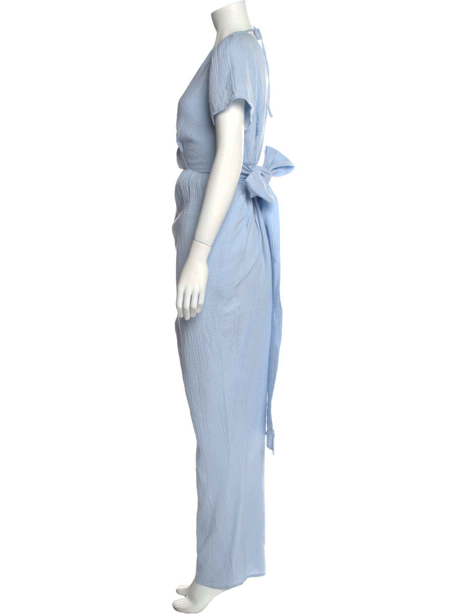 Emilia George Plunge Neckline Jumpsuit