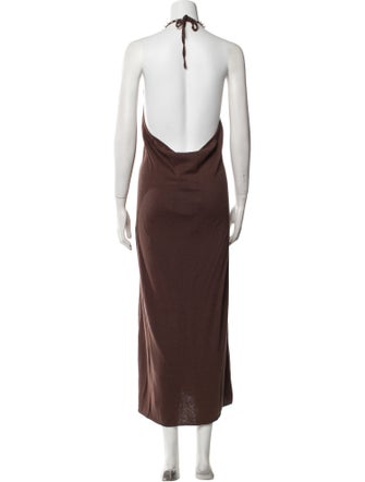 Emilia George Halterneck Midi Length Dress
