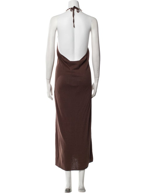 Emilia George Halterneck Midi Length Dress