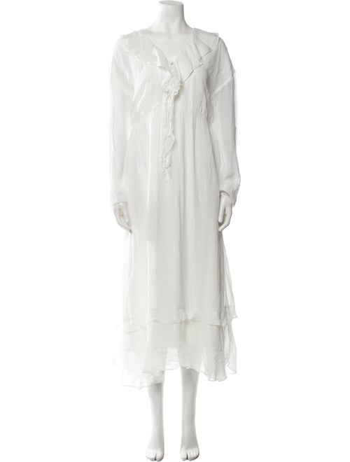 Emilia George V-Neck Long Dress