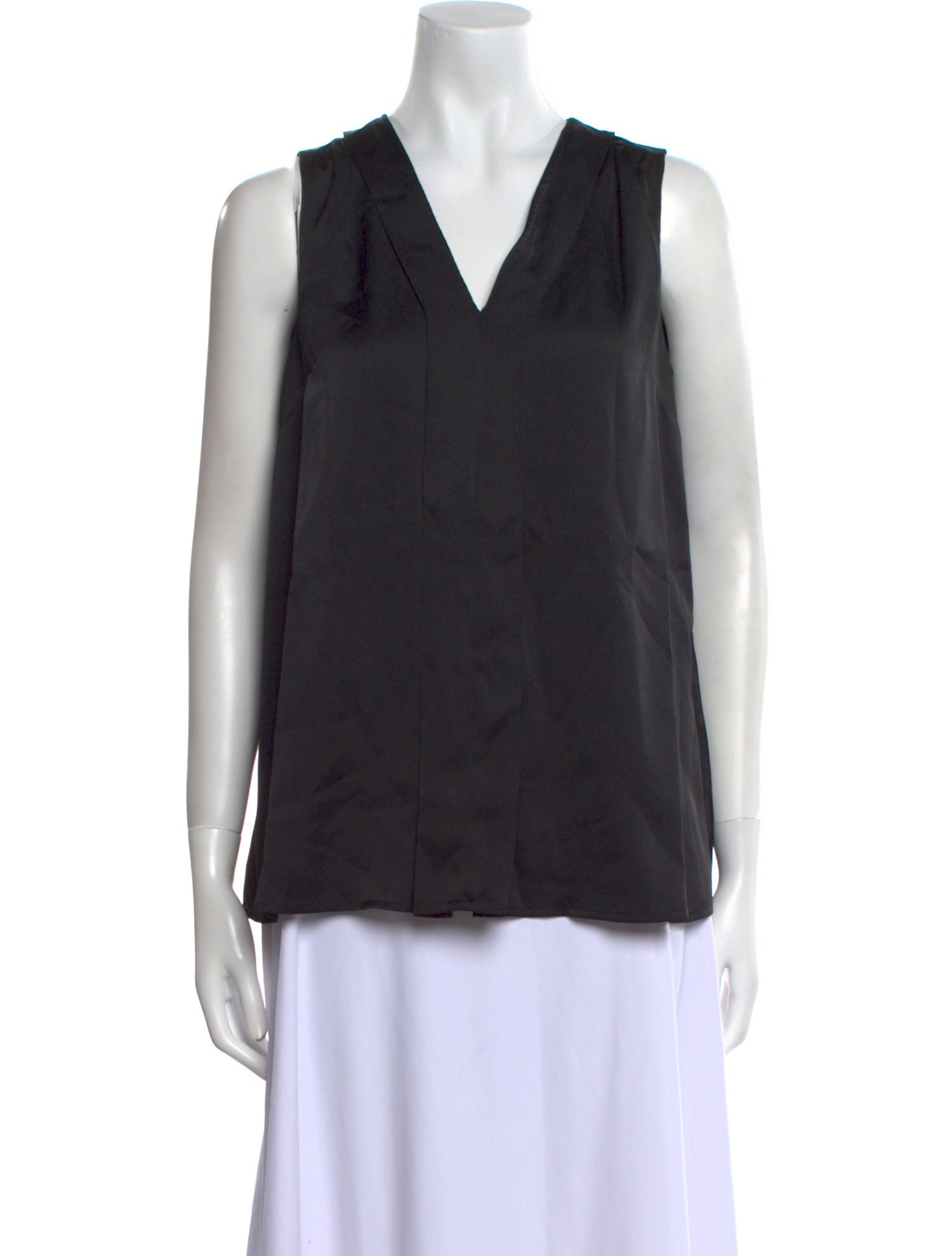 Emilia George V-Neck Sleeveless Blouse w/ Tags