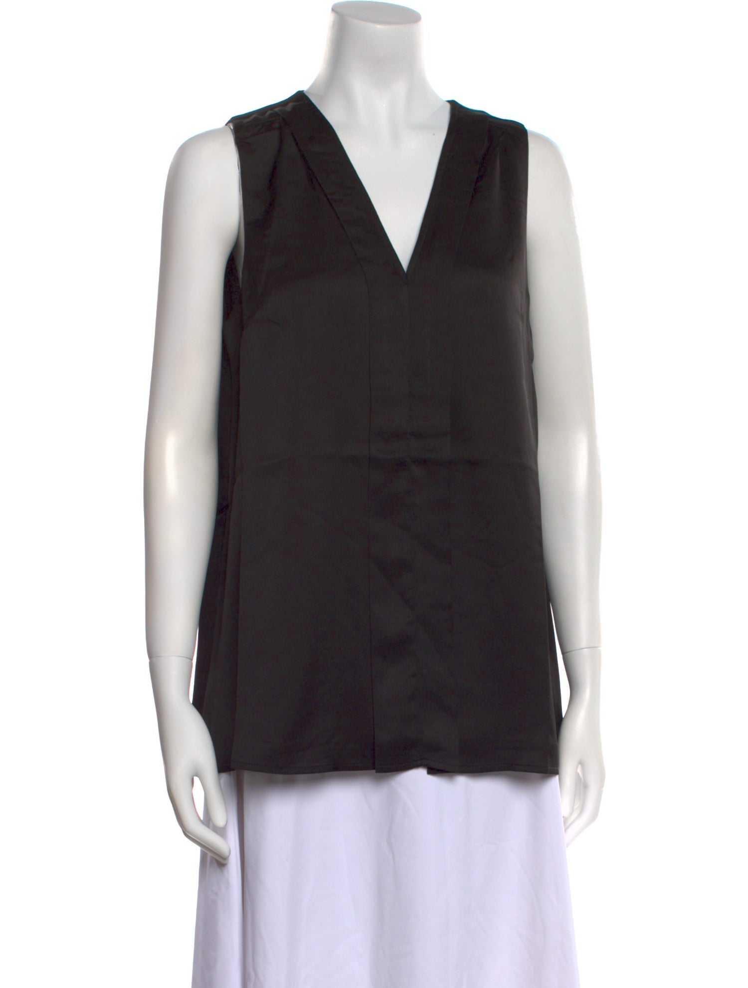 Emilia George V-Neck Sleeveless Top w/ Tags