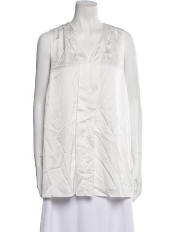 Emilia George Tops V-Neck Sleeveless Tunic XS