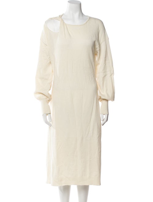 Emilia George Wool Midi Length Dress