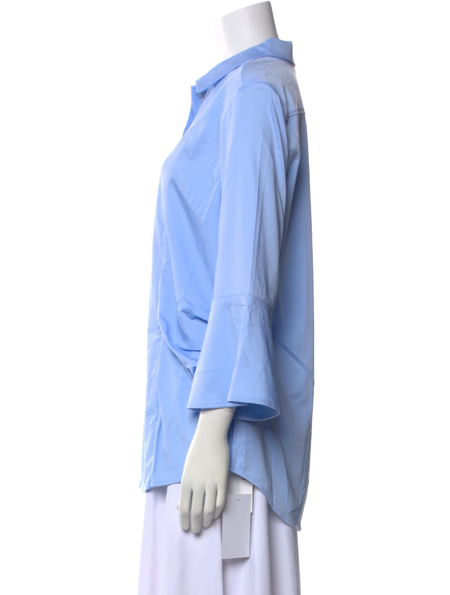 Emilia George Three-Quarter Sleeve Button-Up Top w/ Tags