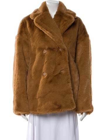 Emilia George Coats Faux Fur Coat M