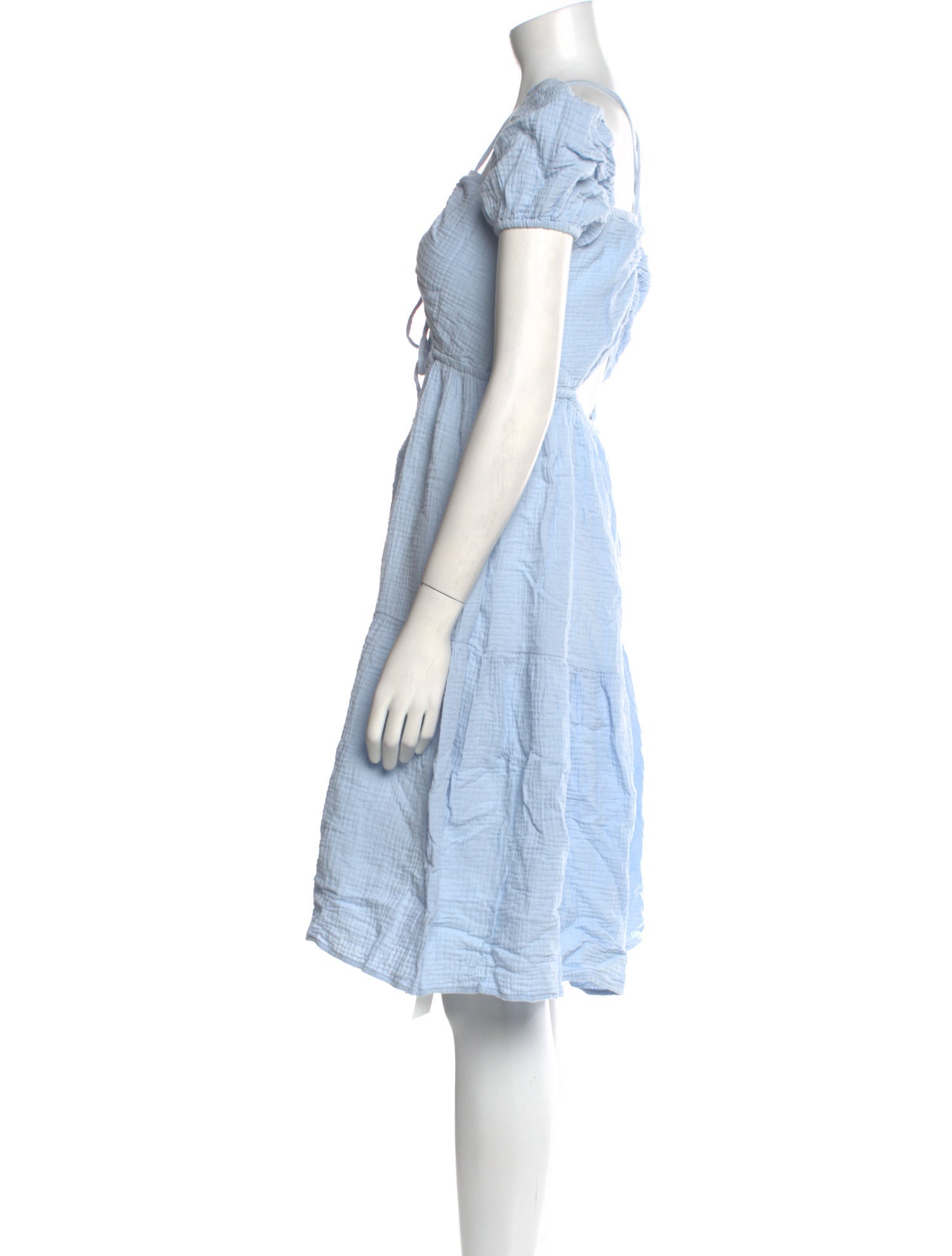 Emilia George V-Neck Knee-Length Dress