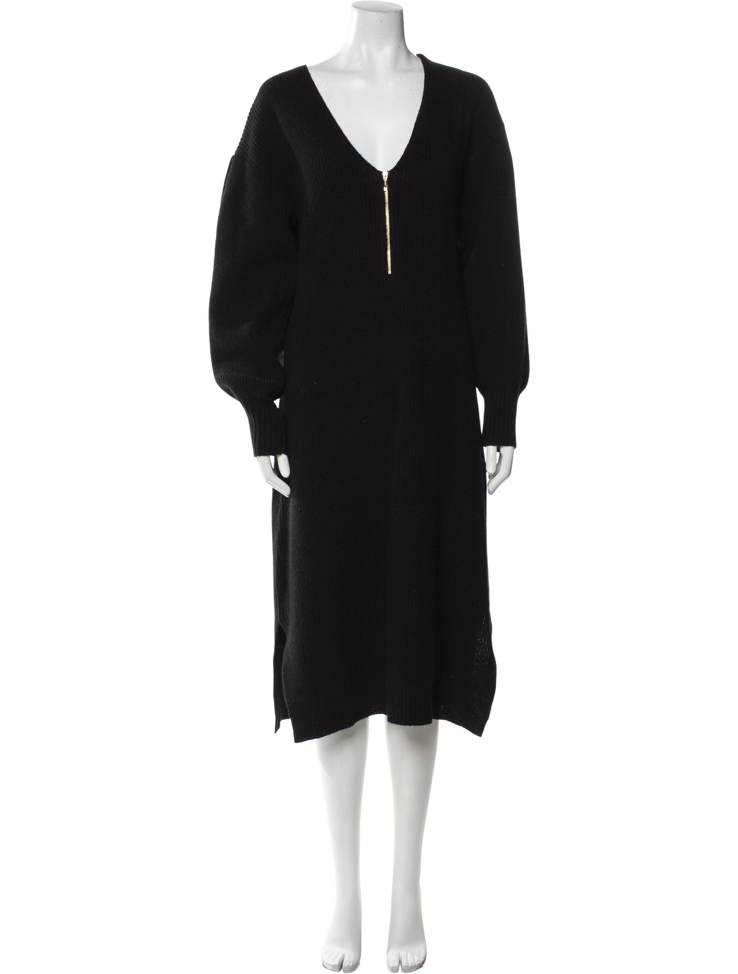 Emilia George V-Neck Midi Length Dress